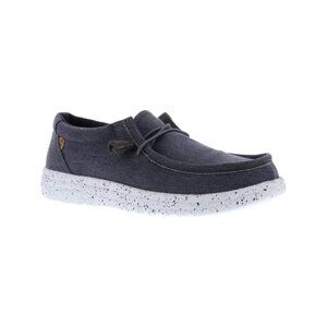 Lamo Men’s Paul Loafer Slip Om Moc Canvas - Charcoal
